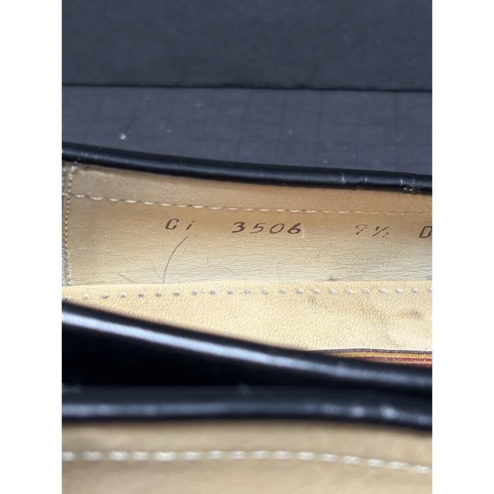 Cole Haan Mens Tassel Loafers‎ Sz 9.5 D Black Leather Classic Casual Dress Shoes - Picture 5 of 10